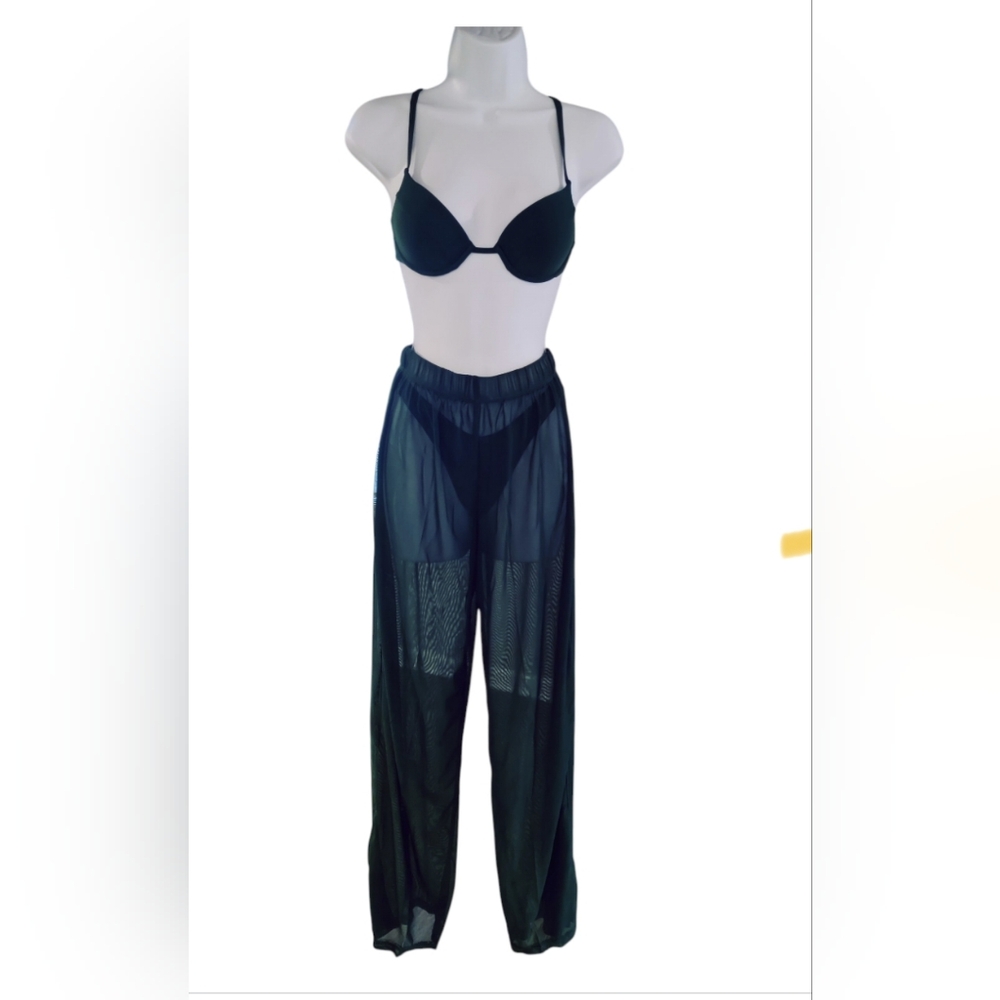 Stylish Green Bikini Set 3 Pieces